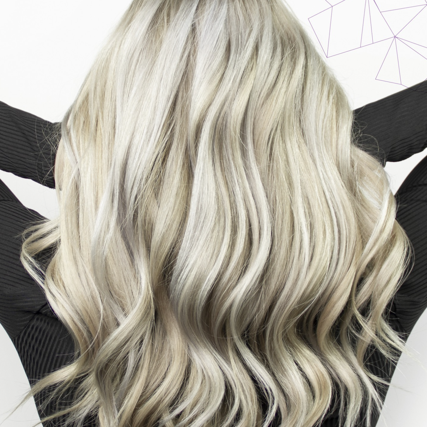 Blonde hair model example of Scotties hair design hairdresser in trowbridge